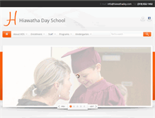 Tablet Screenshot of hiawathaday.com